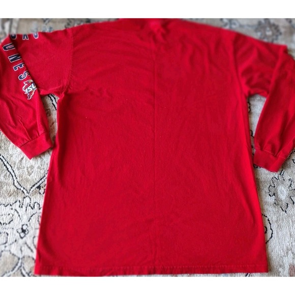 Vintage Iowa State Long Sleeve Mens College Cyclones University Mascot NCAA S/M - Picture 6 of 10